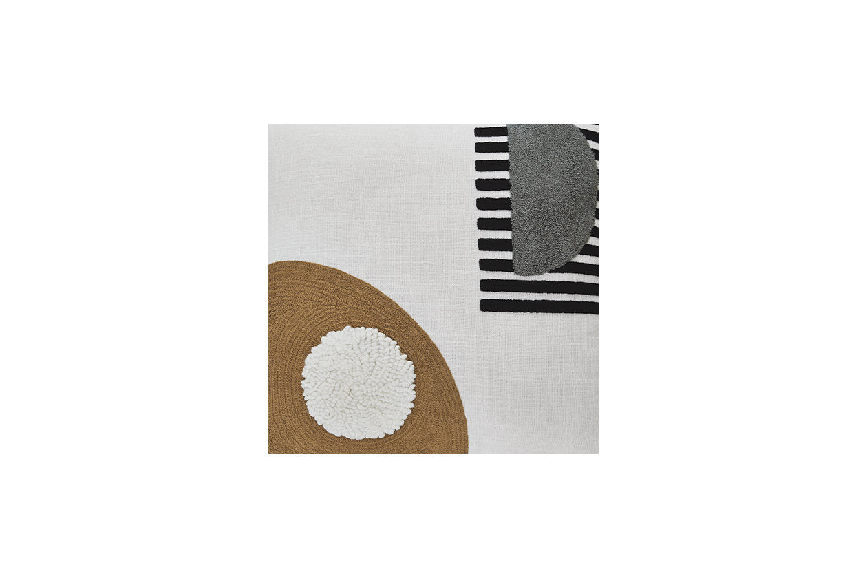 Longsum Black/White/Honey Pillow, Set of 4 - A1000927 - Bien Home Furniture & Electronics