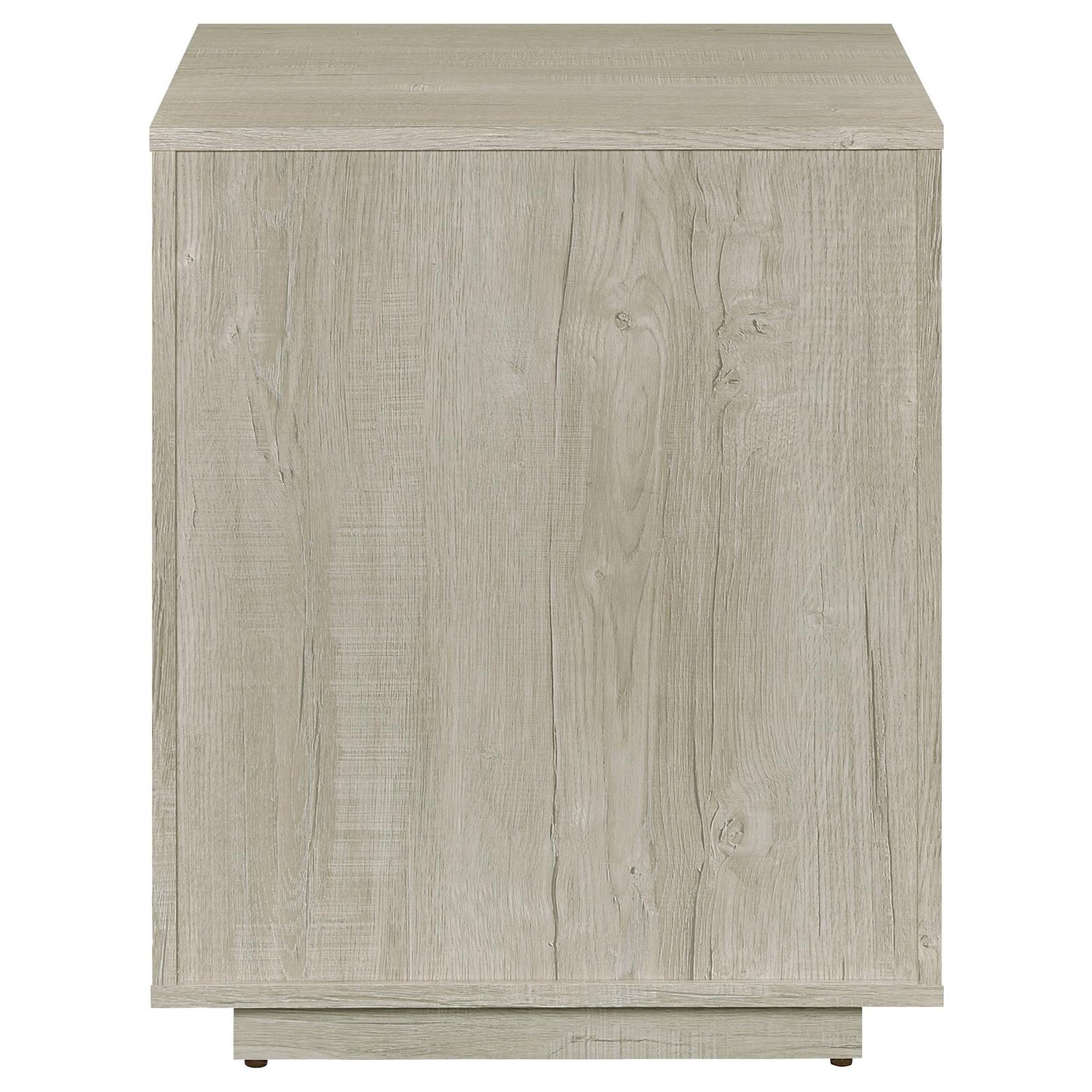 Loomis 3-Drawer Square File Cabinet Whitewashed Gray - 805882 - Bien Home Furniture & Electronics