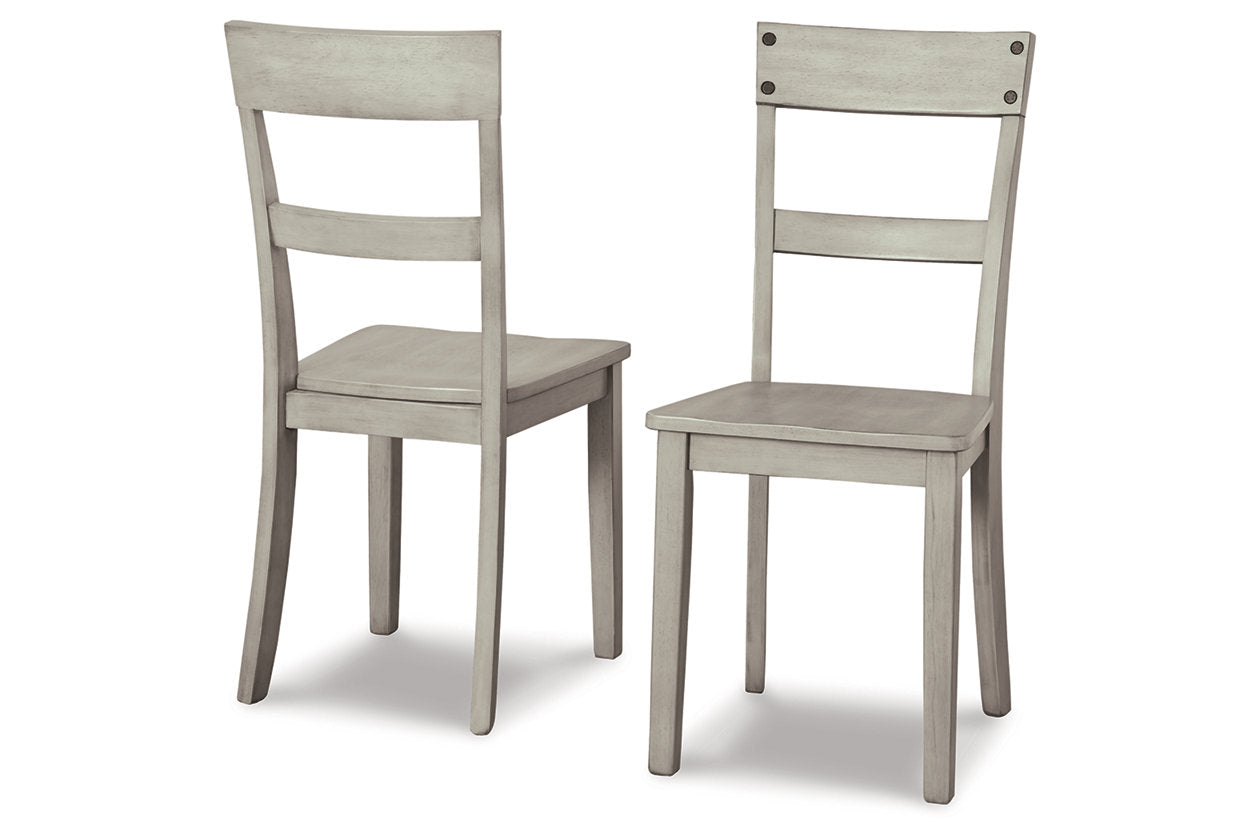 Loratti Gray Dining Chair, Set of 2 - D261-01 - Bien Home Furniture & Electronics