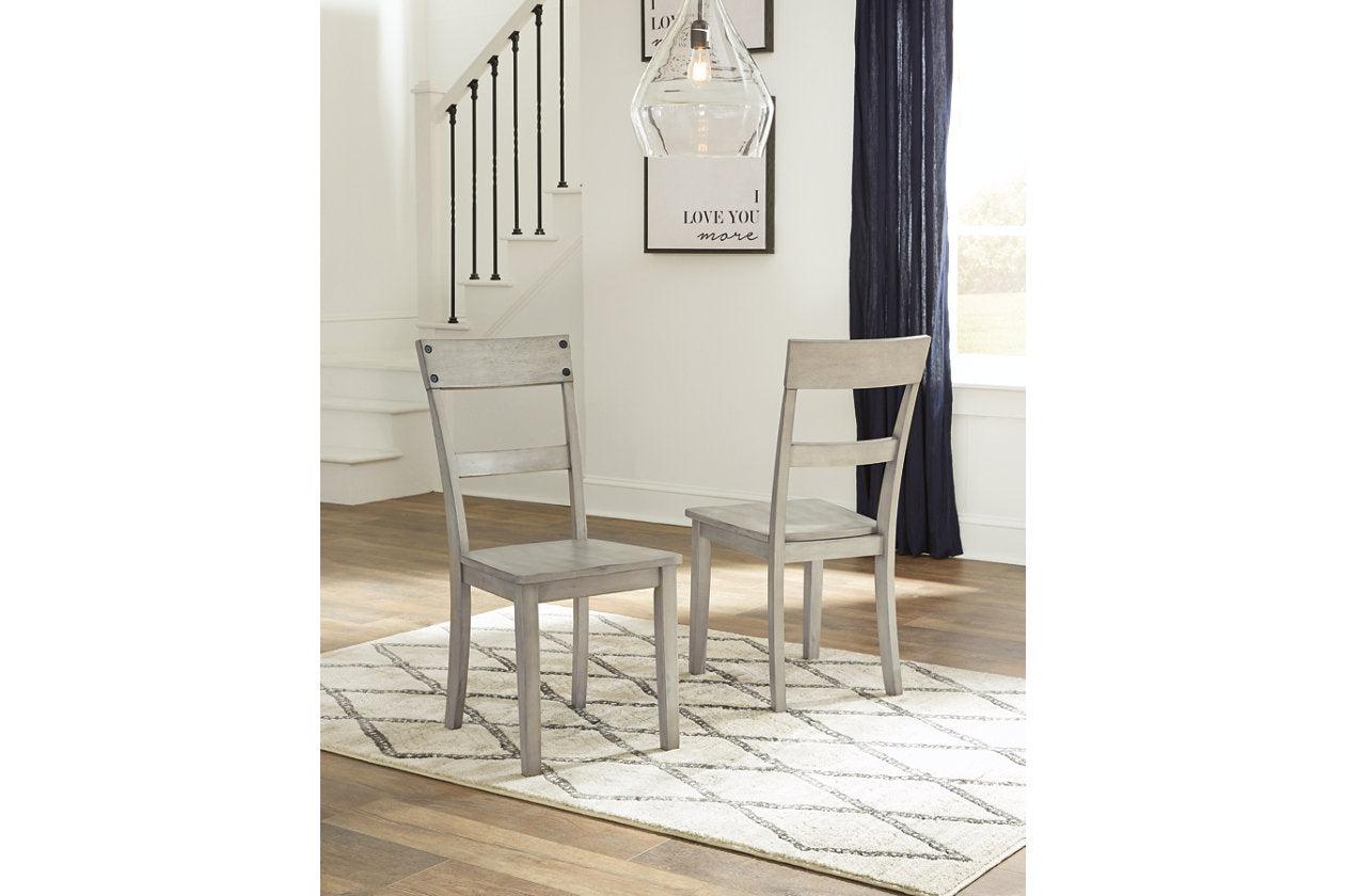 Loratti Gray Dining Chair, Set of 2 - D261-01 - Bien Home Furniture & Electronics