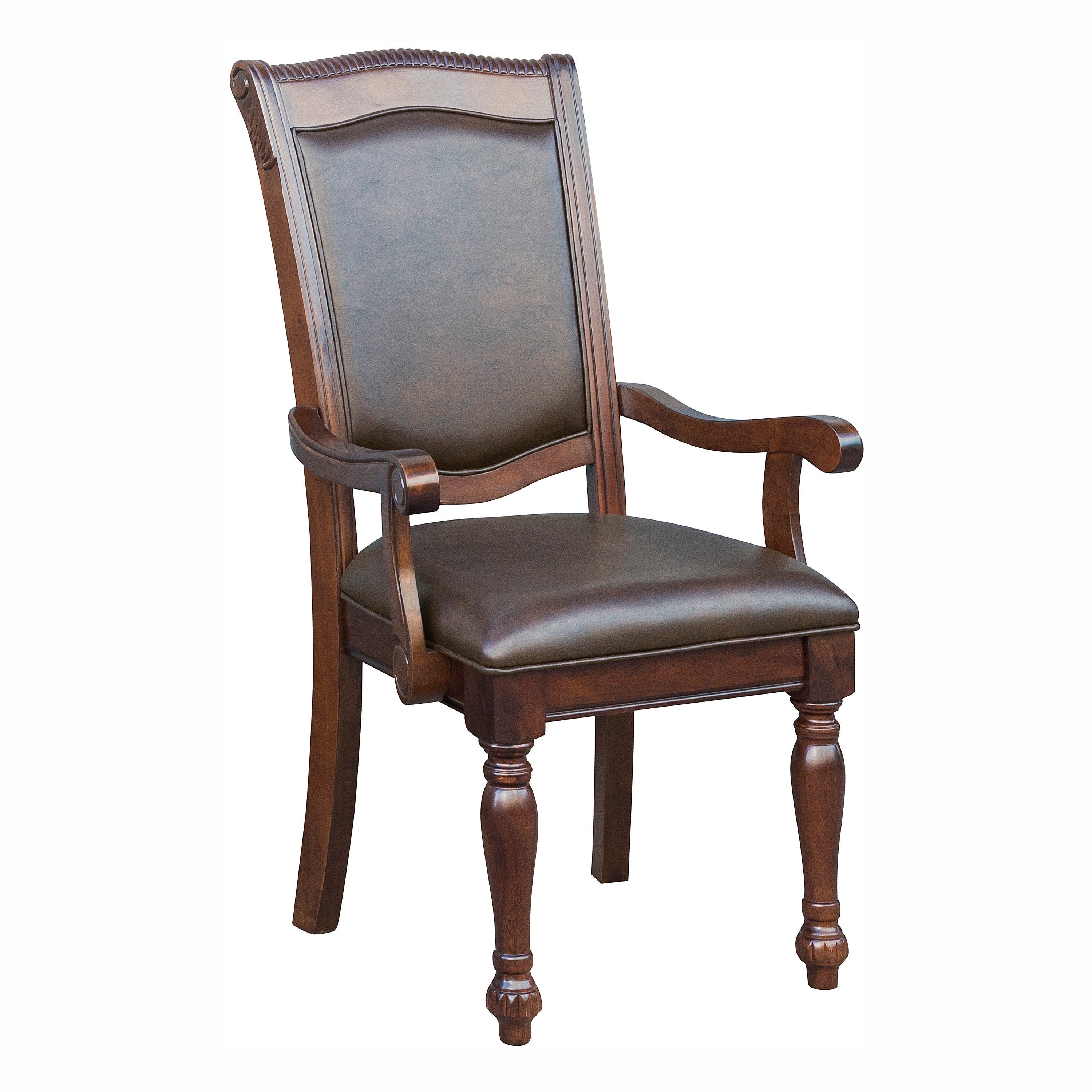 Lordsburg Brown Chery Arm Chair, Set of 2 - 5473A - Bien Home Furniture & Electronics