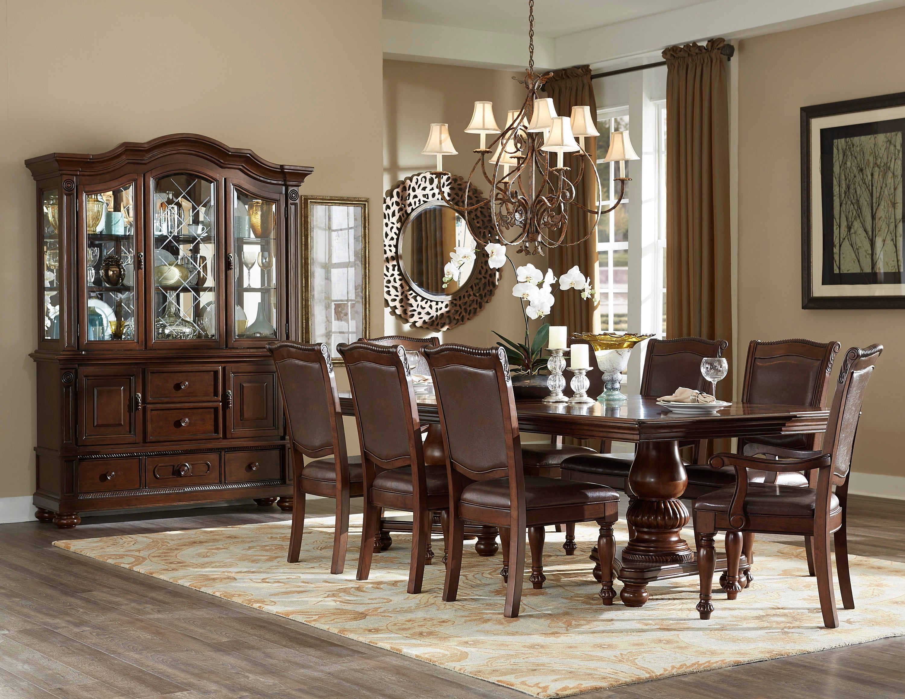Lordsburg Brown Chery Buffet - 5473-55 - Bien Home Furniture & Electronics