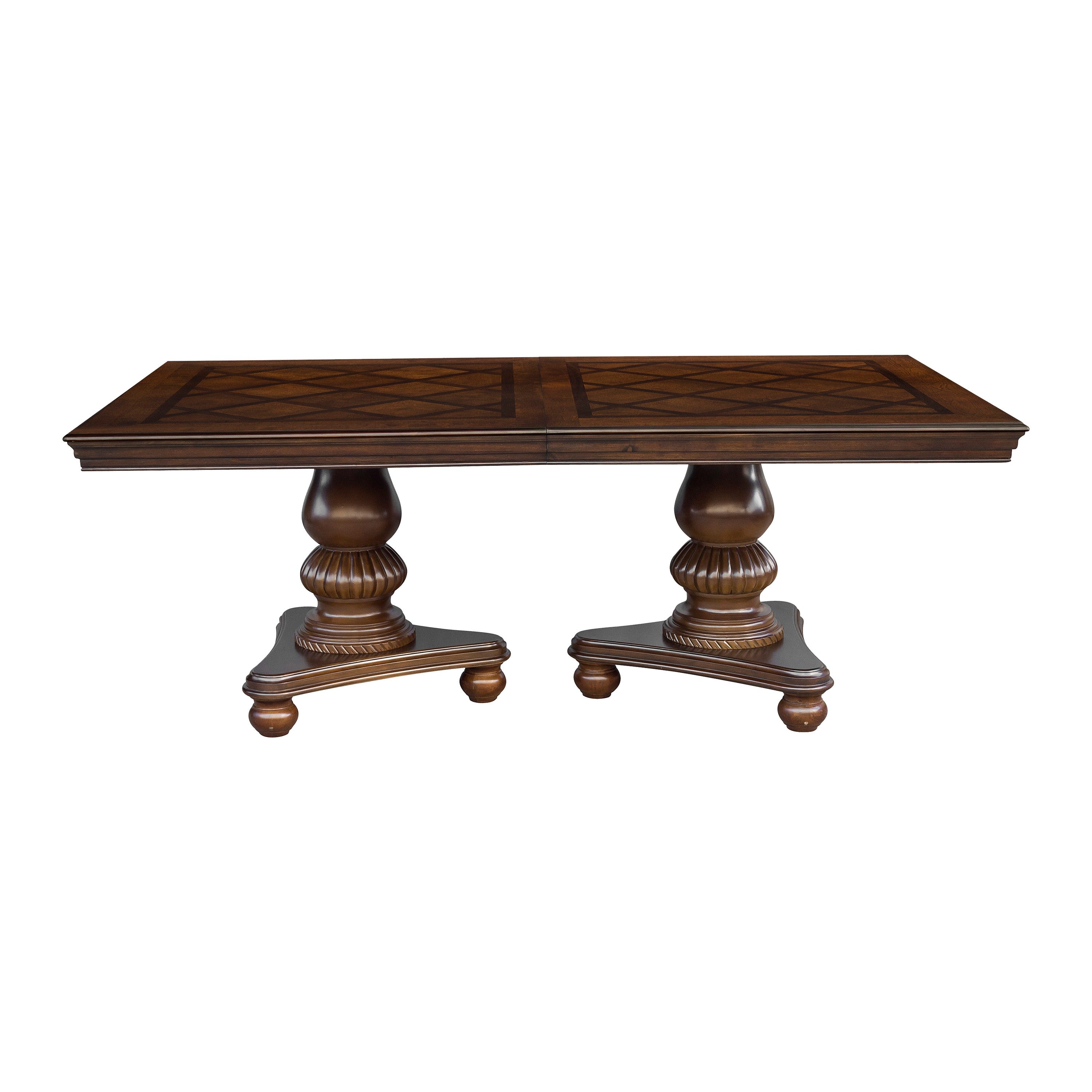 Lordsburg Brown Chery Extendable Dining Table - SET | 5473-103 | 5473-103B - Bien Home Furniture & Electronics