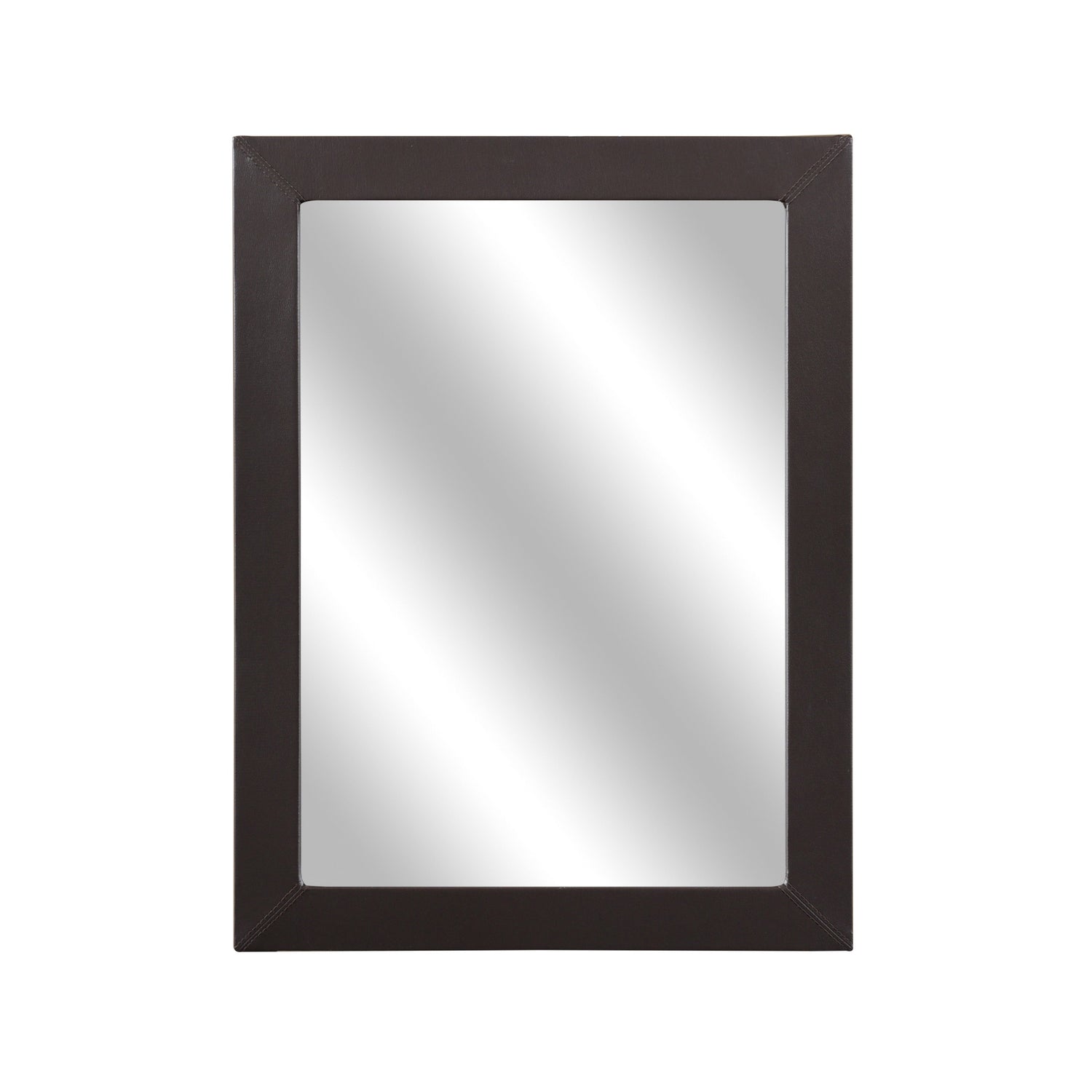 Lorenzi Dark Brown Mirror (Mirror Only) - 2220DBR-6 - Bien Home Furniture & Electronics
