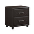 Lorenzi Dark Brown Nightstand - 2220DBR-4 - Bien Home Furniture & Electronics