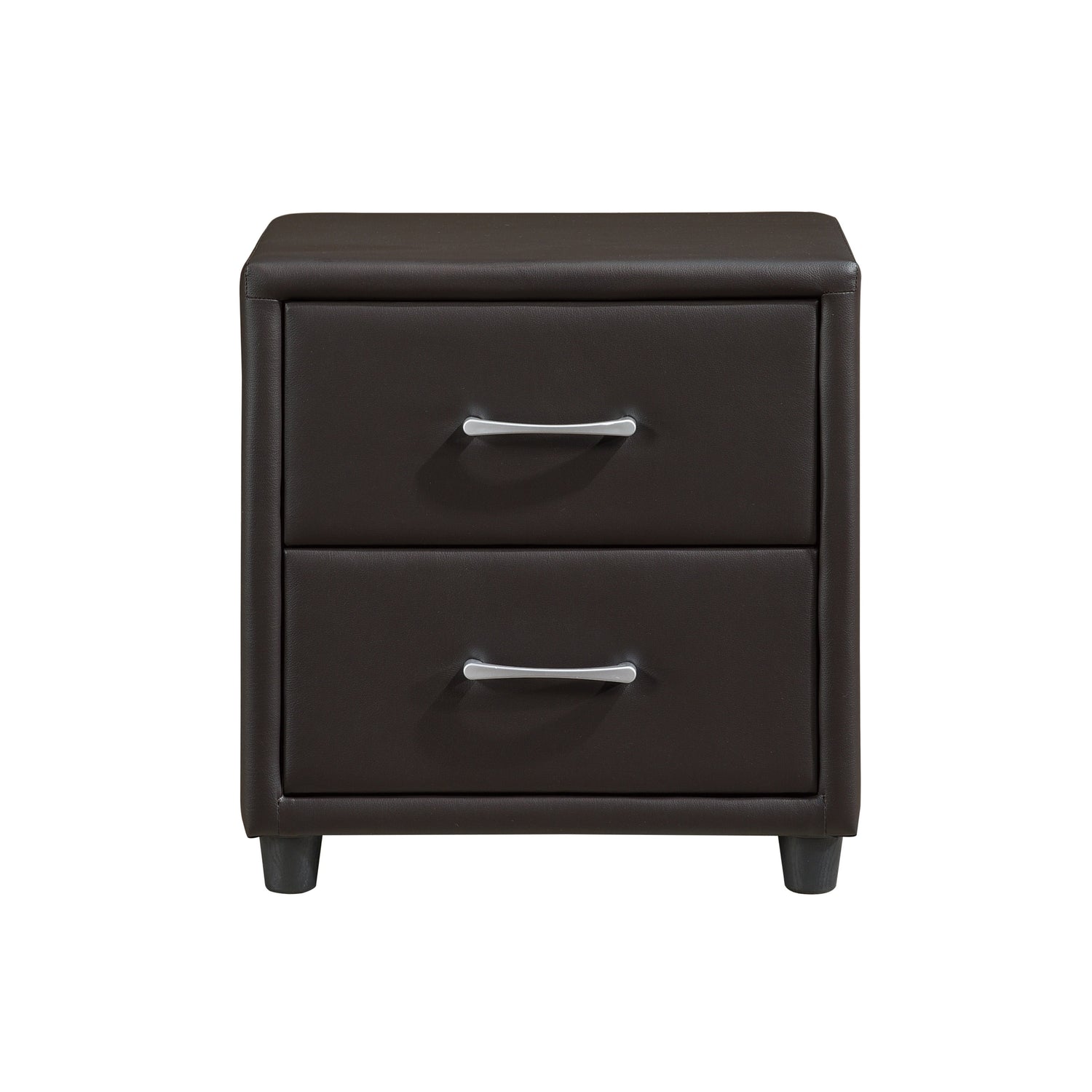 Lorenzi Dark Brown Nightstand - 2220DBR-4 - Bien Home Furniture & Electronics
