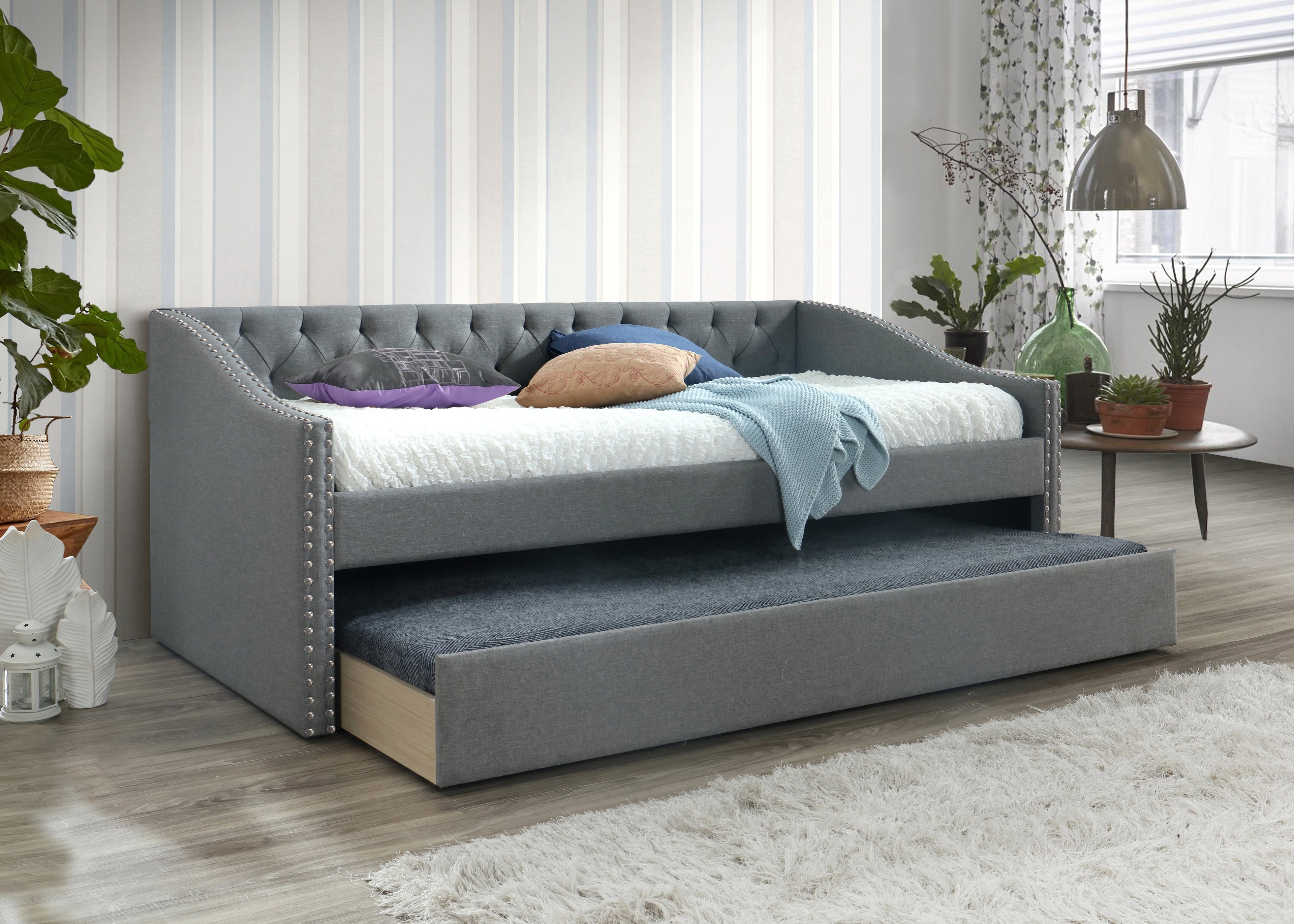 Loretta Gray Twin Daybed - SET | 5325-ARM | 5325-FRAME - Bien Home Furniture & Electronics