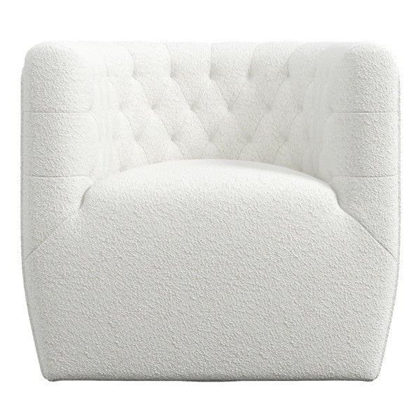 Lotte Cream Boucle Swivel Accent Chair - MDM01808 - Bien Home Furniture & Electronics
