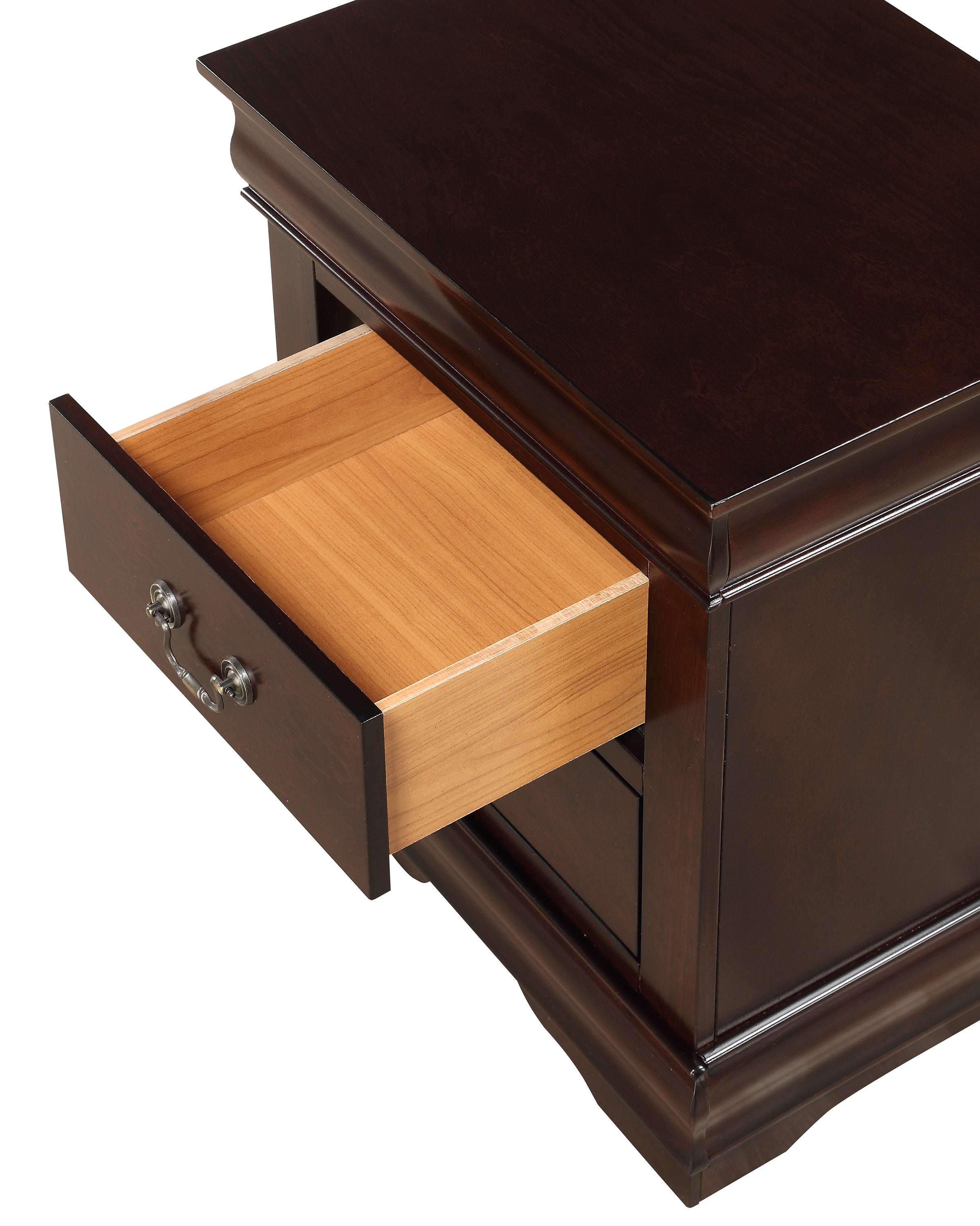 Louis Philip Cherry Nightstand - B3850-2 - Bien Home Furniture & Electronics