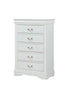 Louis Philip White Chest - B3650-4 - Bien Home Furniture & Electronics