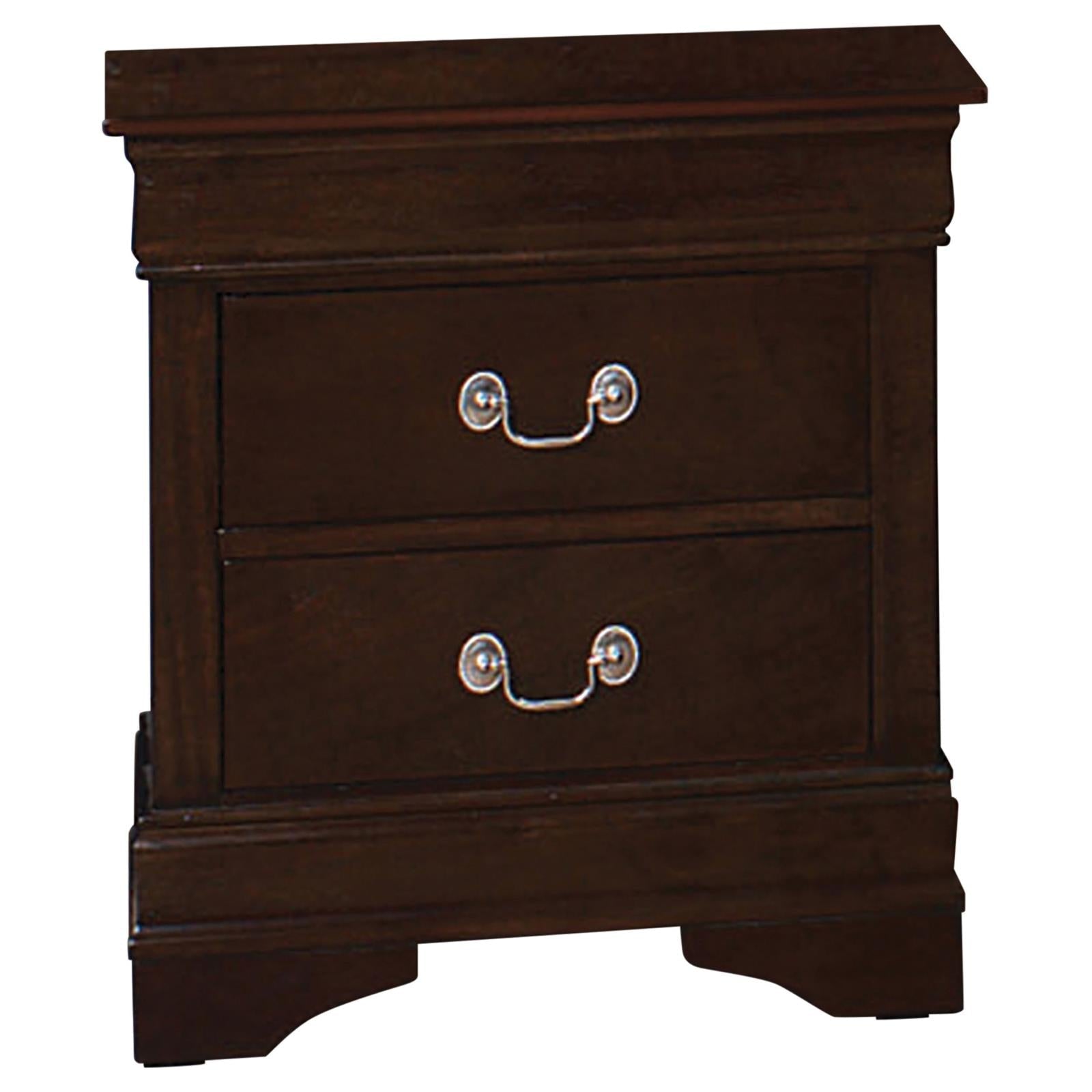 Louis Philippe Panel Bedroom Set with High Headboard - 202411T-S4 - Bien Home Furniture & Electronics
