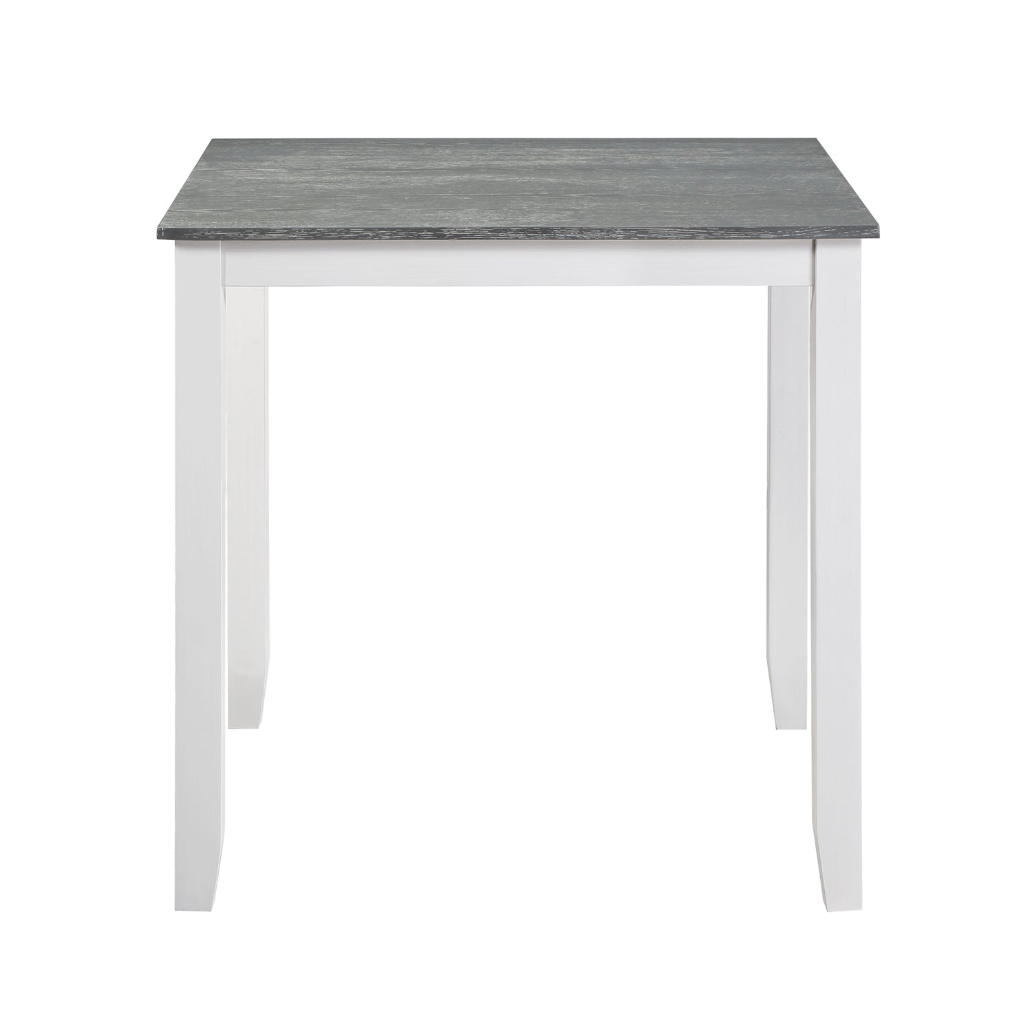 Lowell Bright White/Weathered Gray 5-Piece Counter Height Set - 5744WH-36 - Bien Home Furniture & Electronics