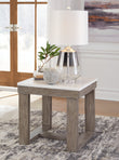 Loyaska Brown/Ivory End Table - T789-2 - Bien Home Furniture & Electronics