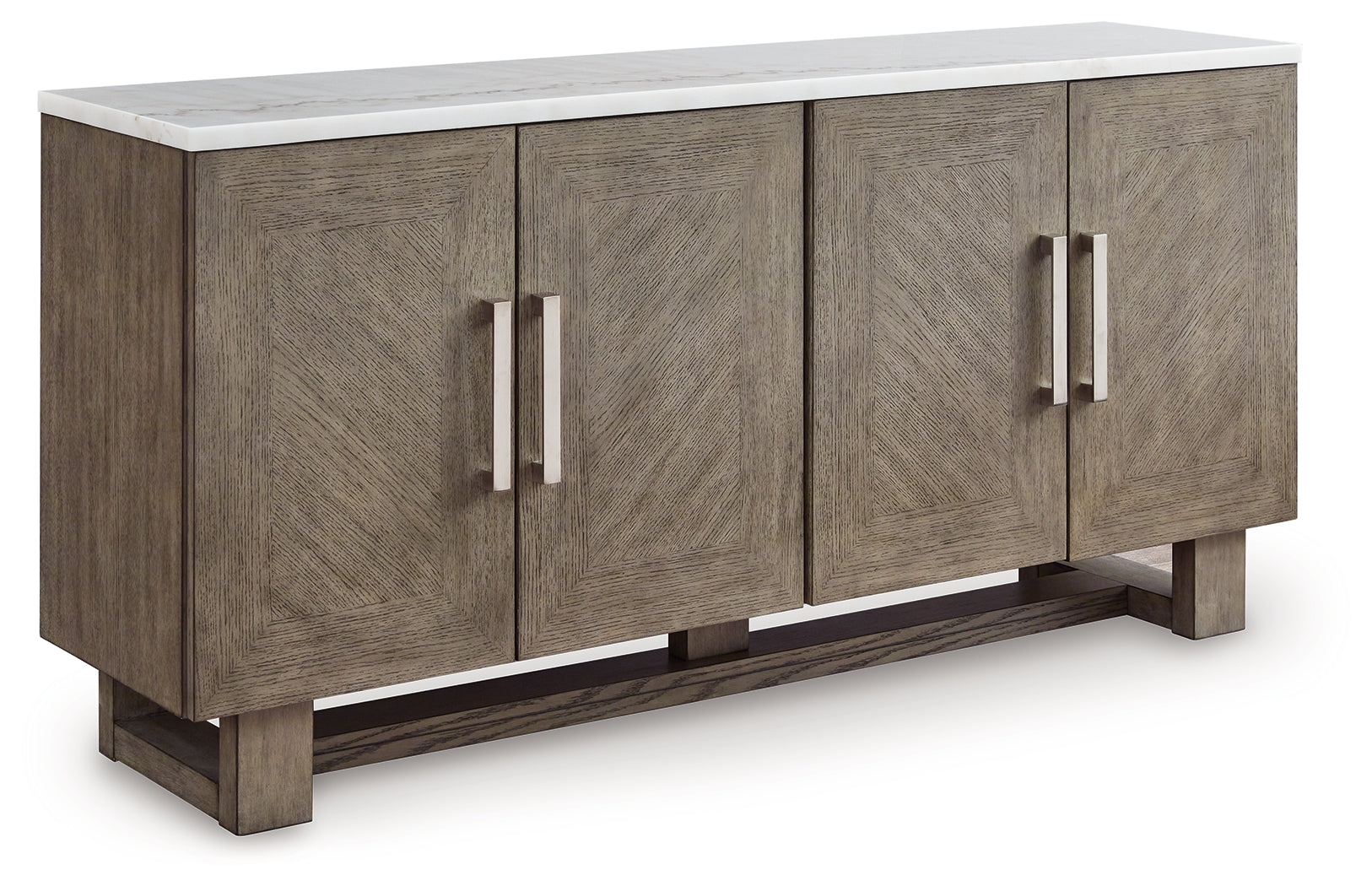 Loyaska Grayish Brown/White 68" TV Stand - W854-68 - Bien Home Furniture & Electronics