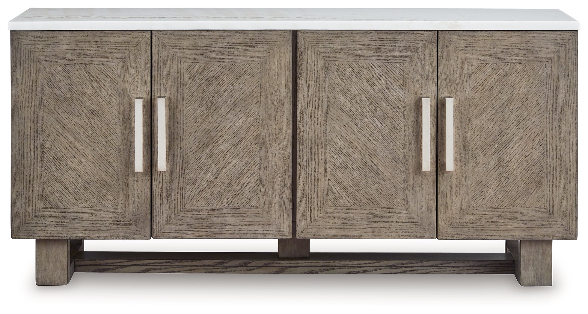 Loyaska Grayish Brown/White 68" TV Stand - W854-68 - Bien Home Furniture & Electronics