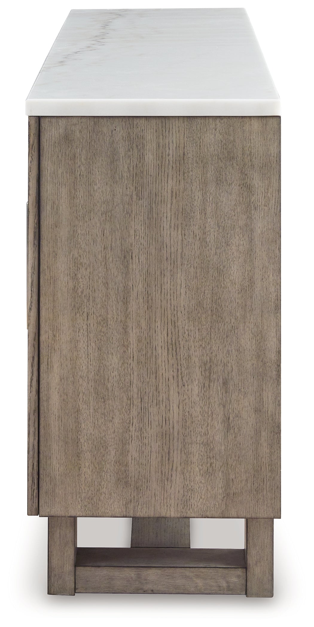 Loyaska Grayish Brown/White 68" TV Stand - W854-68 - Bien Home Furniture & Electronics