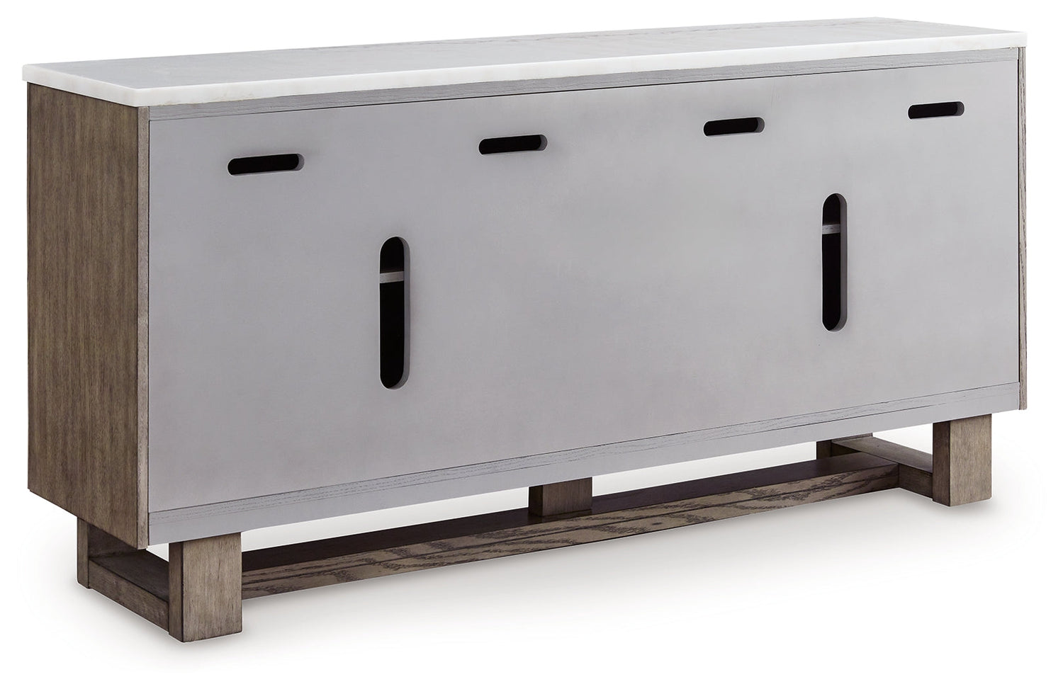 Loyaska Grayish Brown/White 68" TV Stand - W854-68 - Bien Home Furniture & Electronics