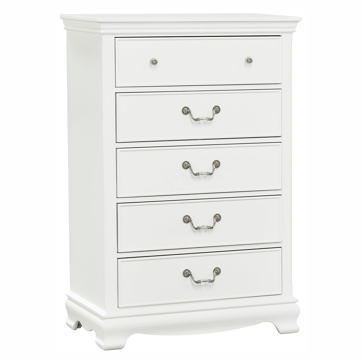 Lucida White Chest - 2039W-9 - Bien Home Furniture & Electronics