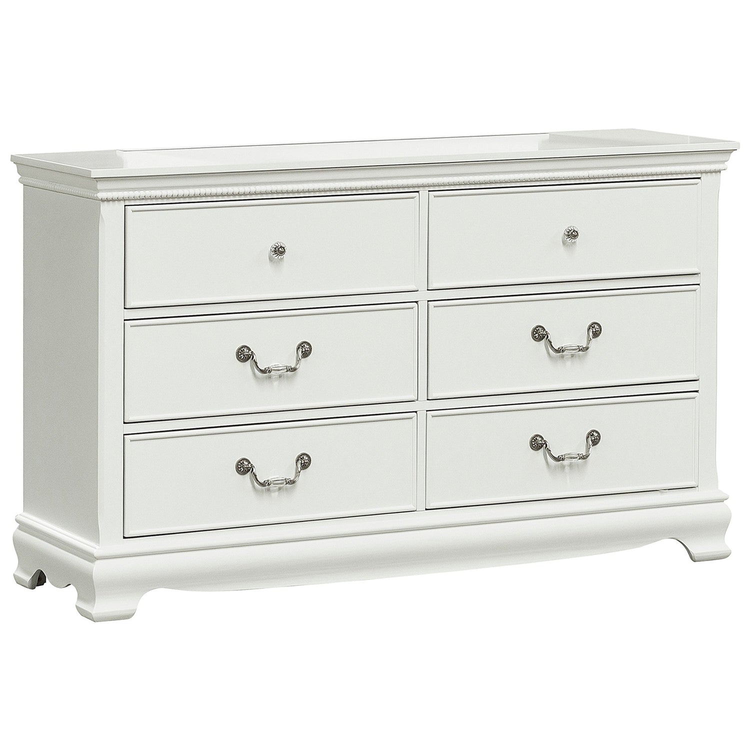 Lucida White Dresser - 2039W-5 - Bien Home Furniture & Electronics