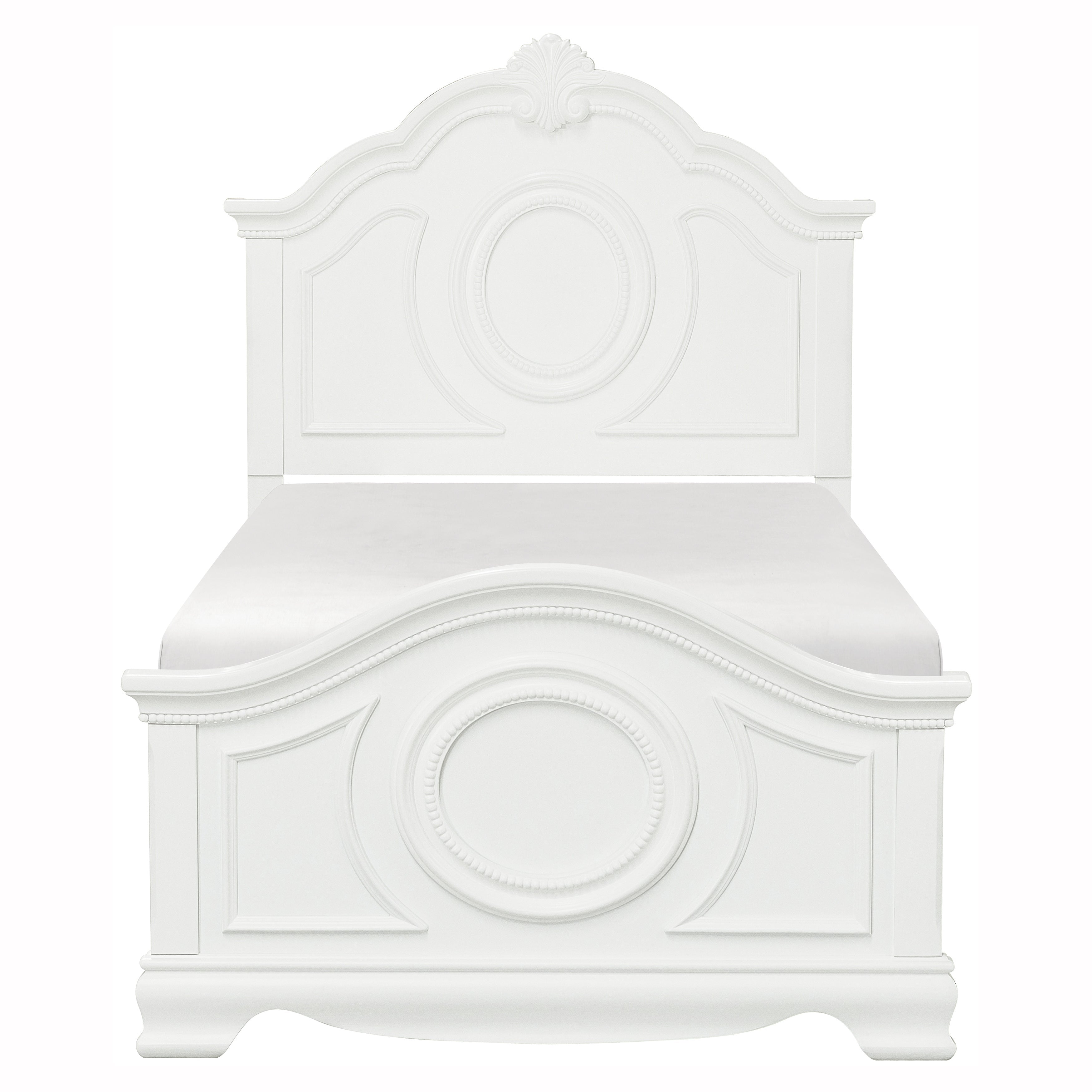 Lucida White Panel Youth Bedroom Set - SET | 2039W-5 | 2039W-6 | 2039W-4 | 2039W-9 | 2039TW-1 | 2039TW-2 | 2039TW-3 - Bien Home Furniture & Electronics