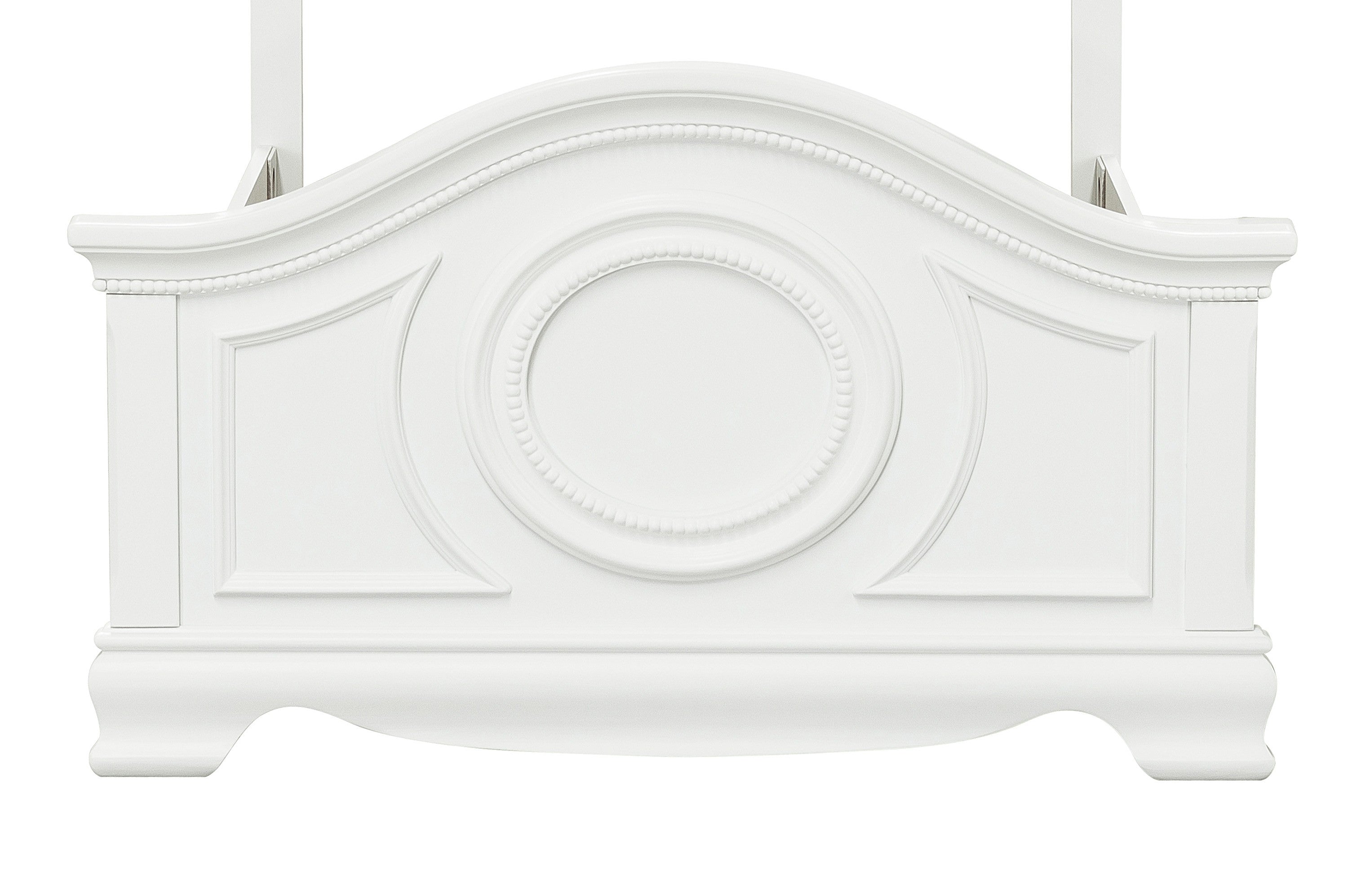 Lucida White Twin Panel Bed - SET | 2039TW-1 | 2039TW-2 | 2039TW-3 - Bien Home Furniture & Electronics