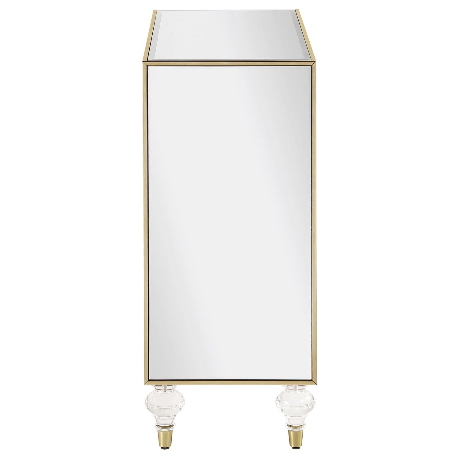 Lupin Mirror/Champagne 2-Door Accent Cabinet - 951854 - Bien Home Furniture & Electronics