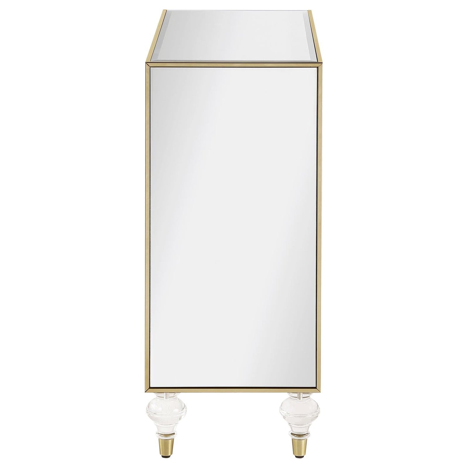 Lupin Mirror/Champagne 2-Door Accent Cabinet - 951854 - Bien Home Furniture & Electronics