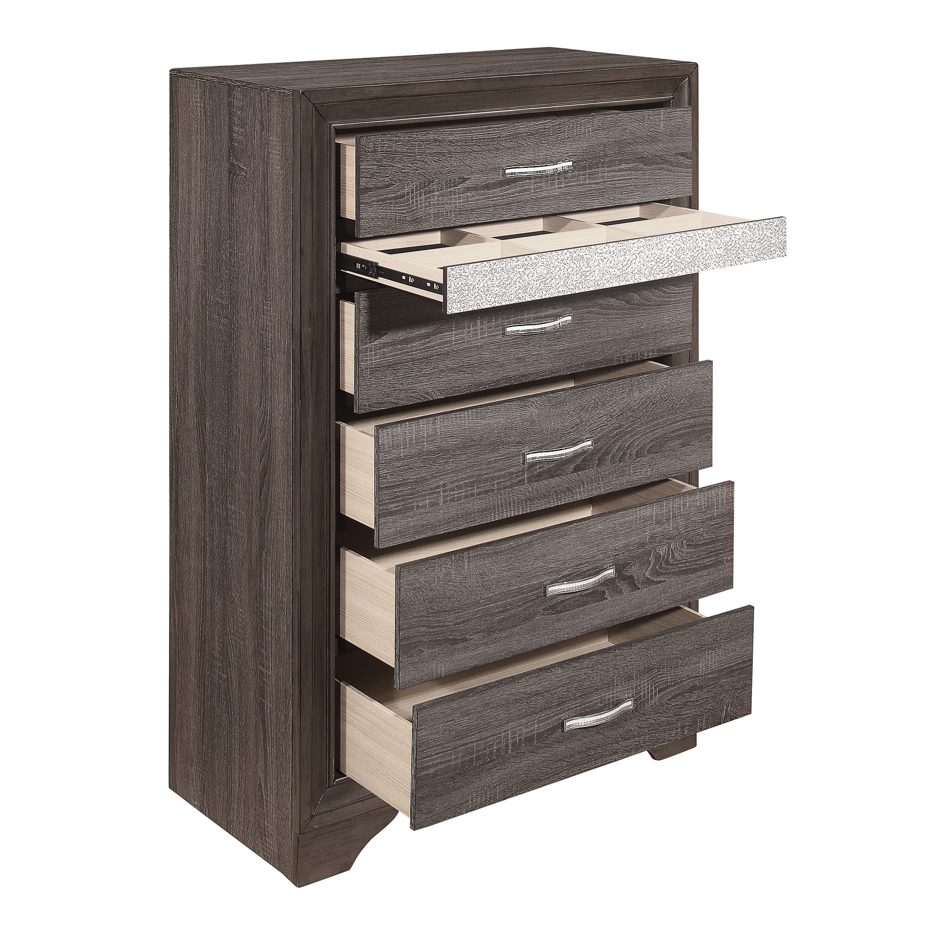 Luster Gray Chest - 1505-9 - Bien Home Furniture & Electronics
