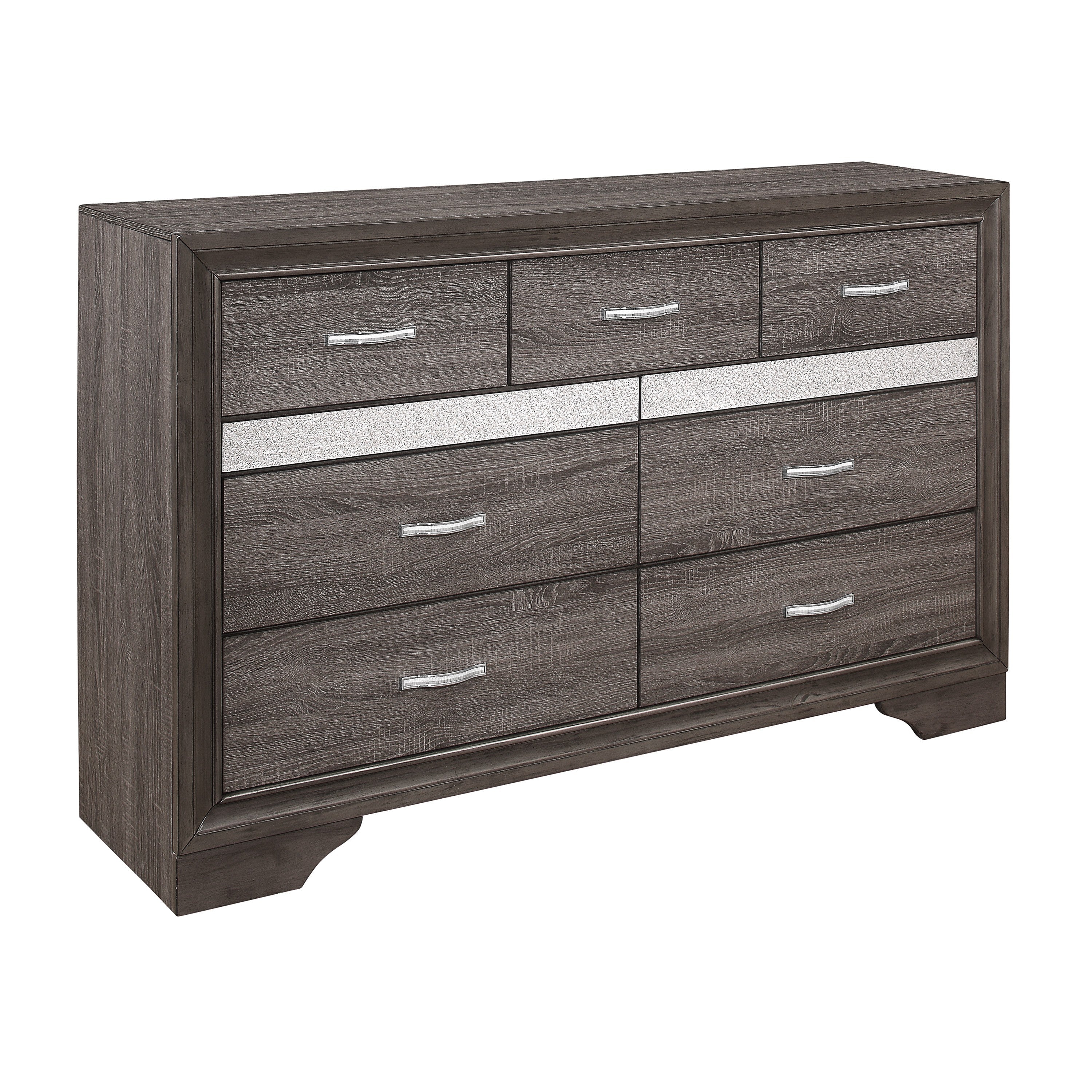 Luster Gray Dresser - 1505-5 - Bien Home Furniture &amp; Electronics