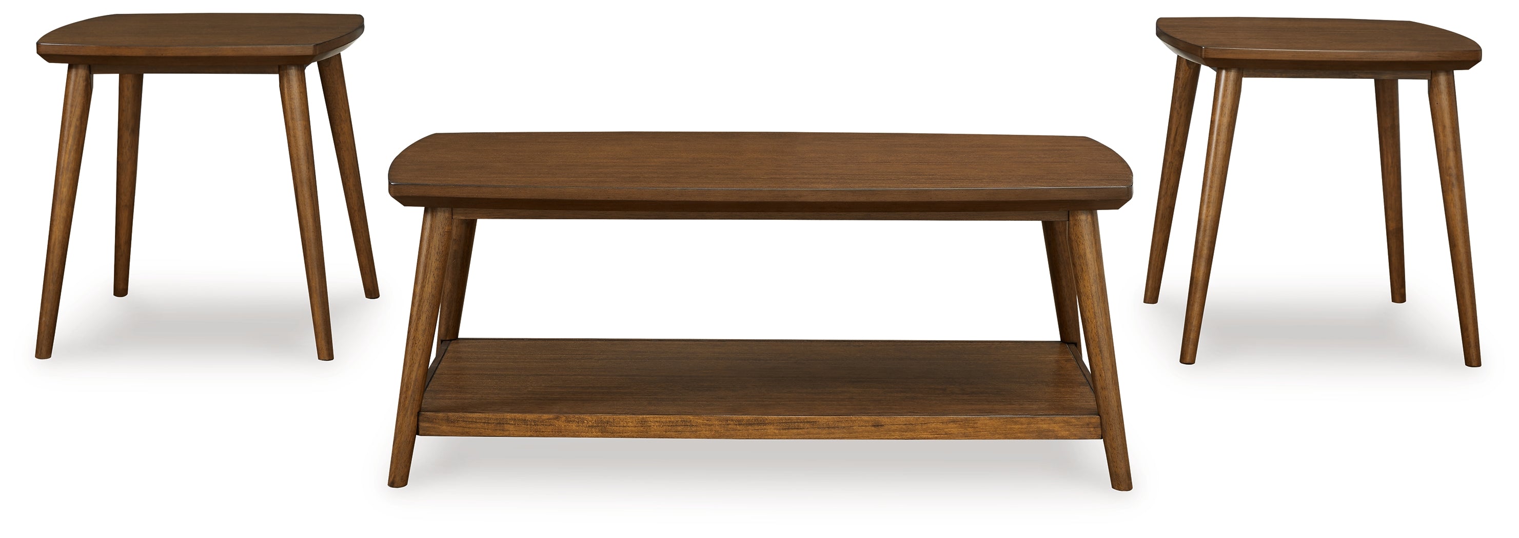Lyncott Brown Table (Set of 3) - T416-13 - Bien Home Furniture & Electronics