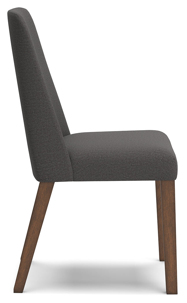 Lyncott Charcoal/Brown Dining Chair, Set of 2 - D615-02 - Bien Home Furniture & Electronics