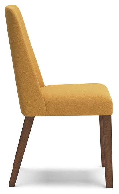 Lyncott Mustard/Brown Dining Chair, Set of 2 - D615-04 - Bien Home Furniture &amp; Electronics