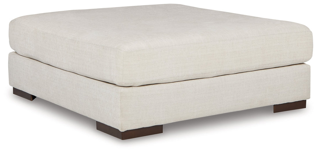 Lyndeboro Natural Oversized Accent Ottoman - 1020208 - Bien Home Furniture &amp; Electronics