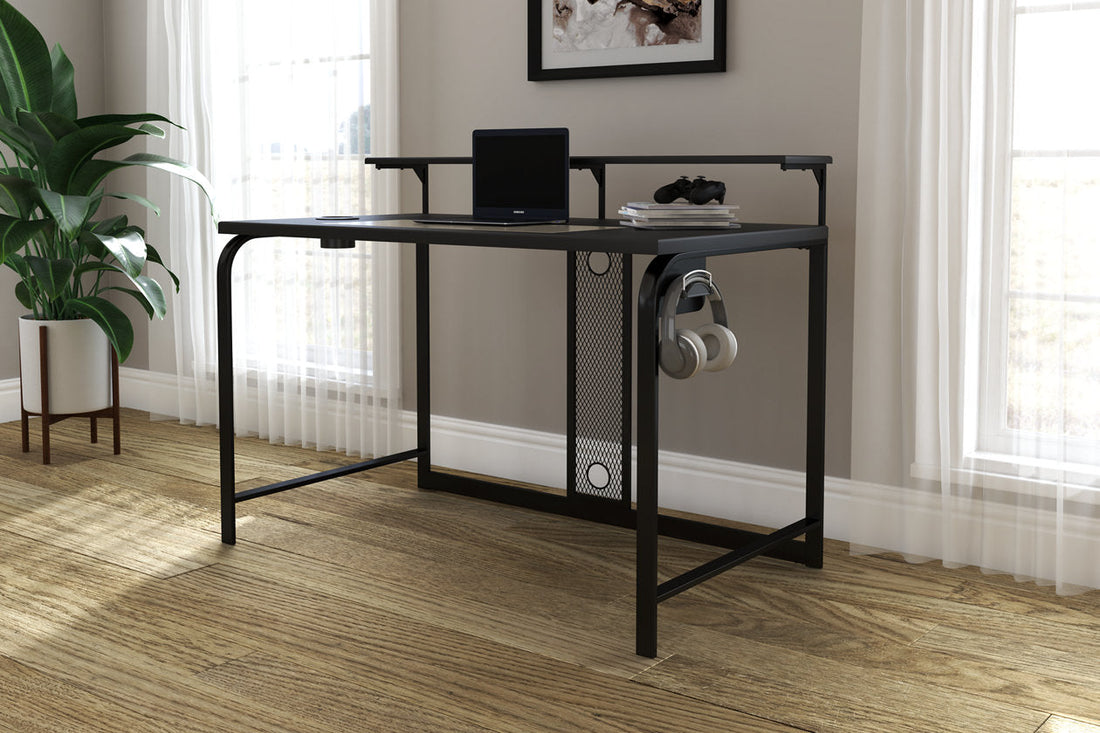 Lynxtyn Black 48&quot; Home Office Desk - H400-110 - Bien Home Furniture &amp; Electronics