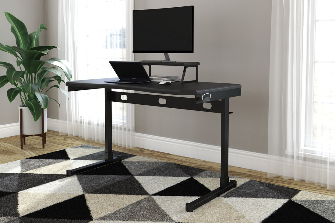 Lynxtyn Black 48&quot; Home Office Desk - H400-111 - Bien Home Furniture &amp; Electronics