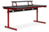 Lynxtyn Red/Black Home Office Desk - H400-127 - Bien Home Furniture & Electronics
