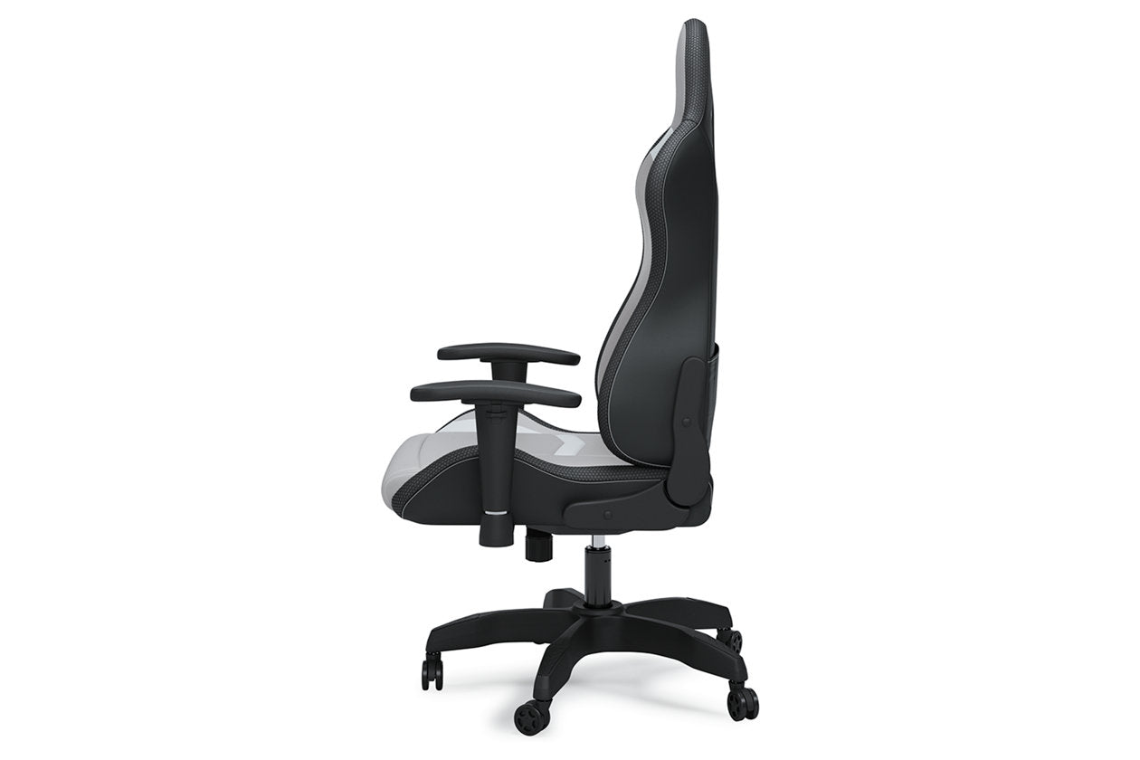 Lynxtyn White/Gray Home Office Desk Chair - H400-08A - Bien Home Furniture & Electronics