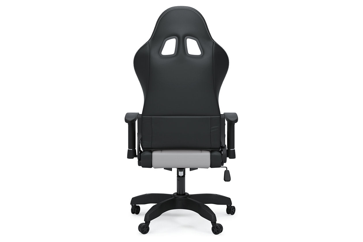 Lynxtyn White/Gray Home Office Desk Chair - H400-08A - Bien Home Furniture & Electronics