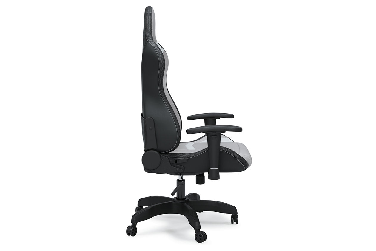 Lynxtyn White/Gray Home Office Desk Chair - H400-08A - Bien Home Furniture & Electronics