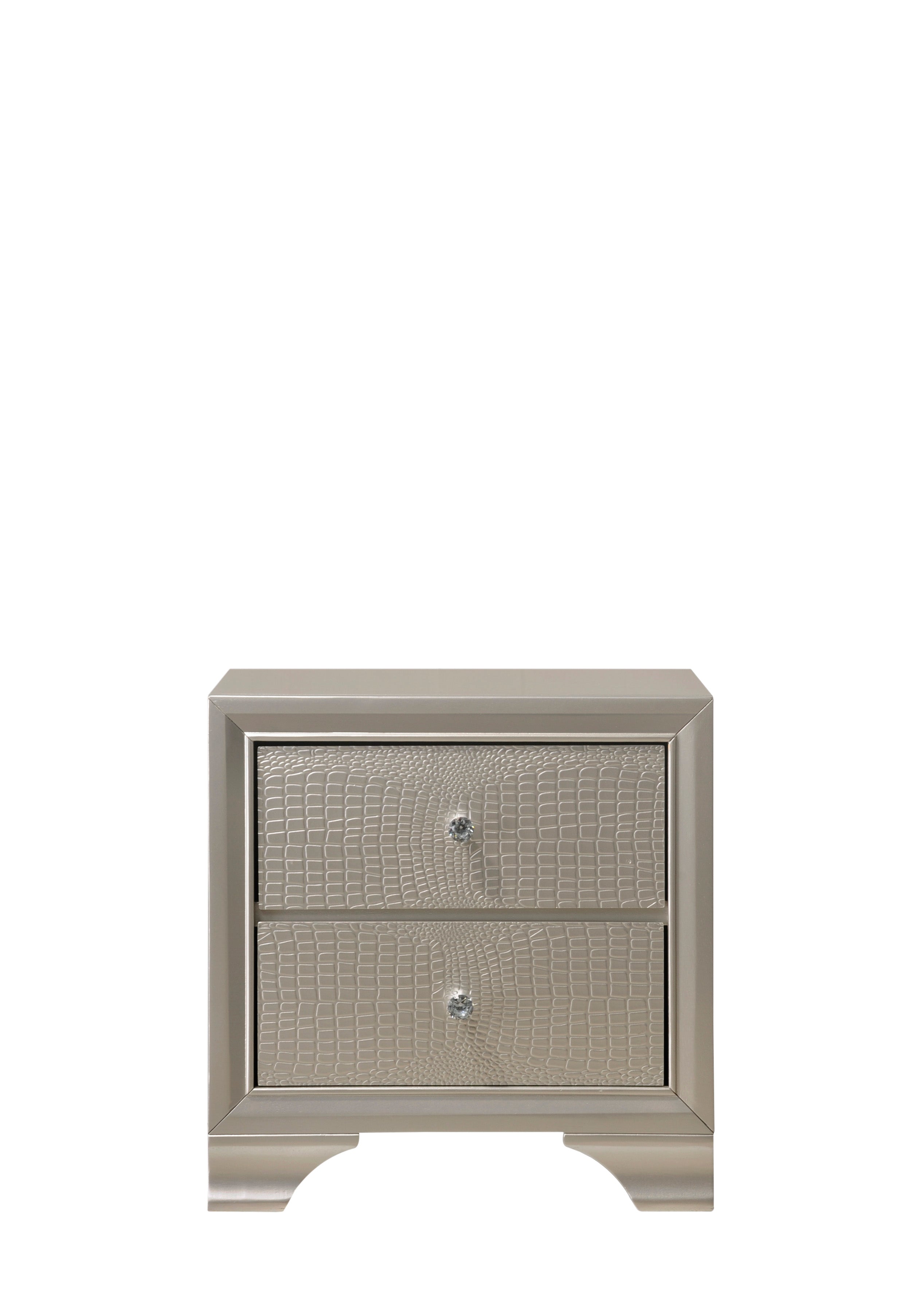 Lyssa Champagne Nightstand - B4300-2 - Bien Home Furniture & Electronics