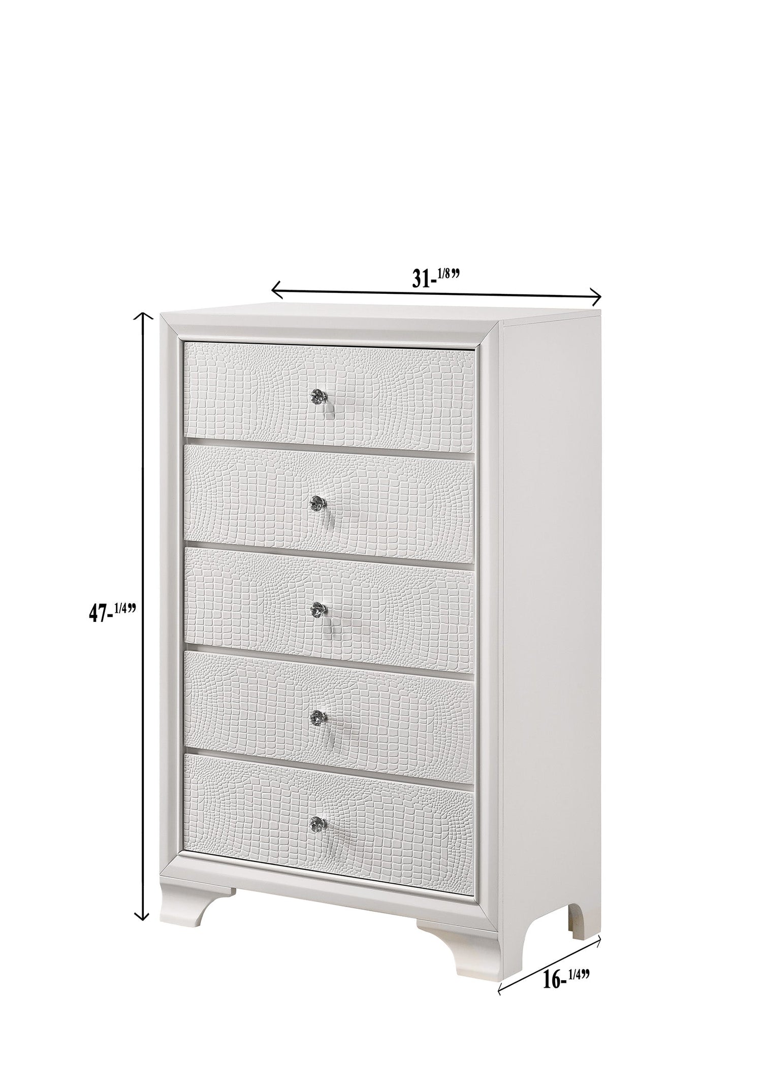 Lyssa Frost Chest - B4310-4 - Bien Home Furniture & Electronics