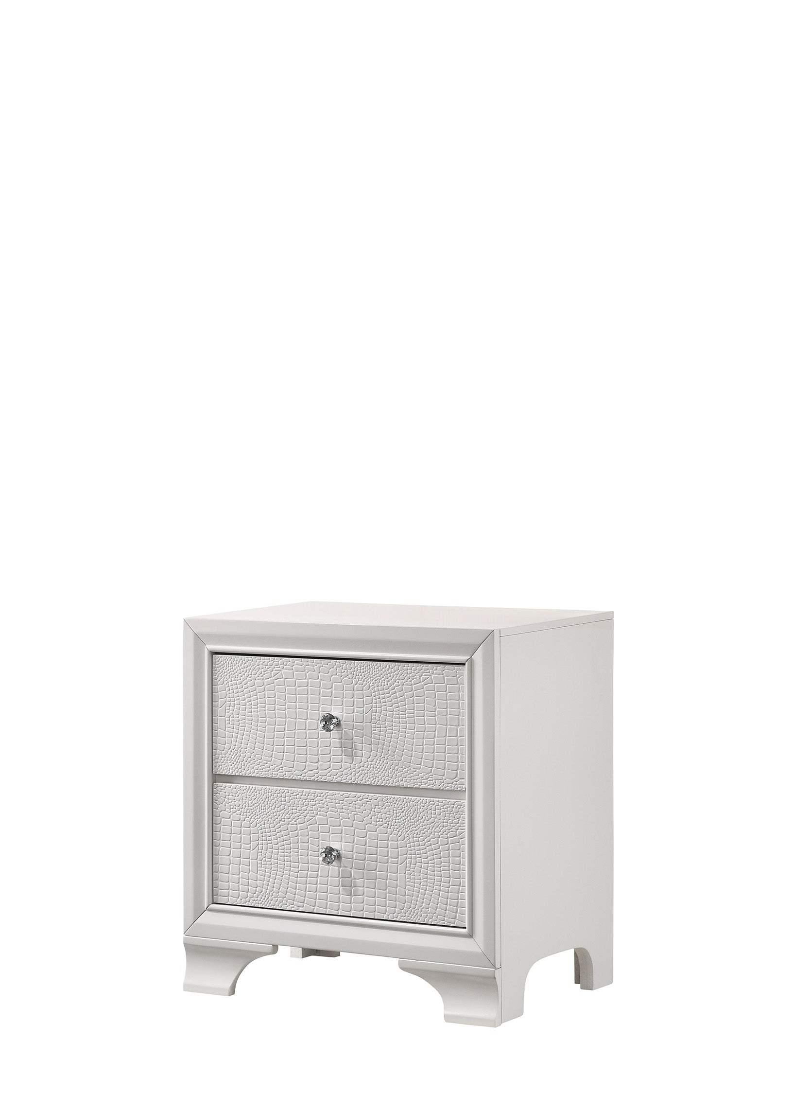 Lyssa Frost Nightstand - B4310-2 - Bien Home Furniture &amp; Electronics