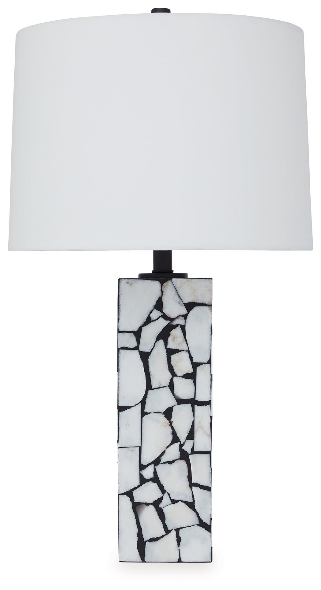 Macaria White/Black Table Lamp - L429044 - Bien Home Furniture & Electronics