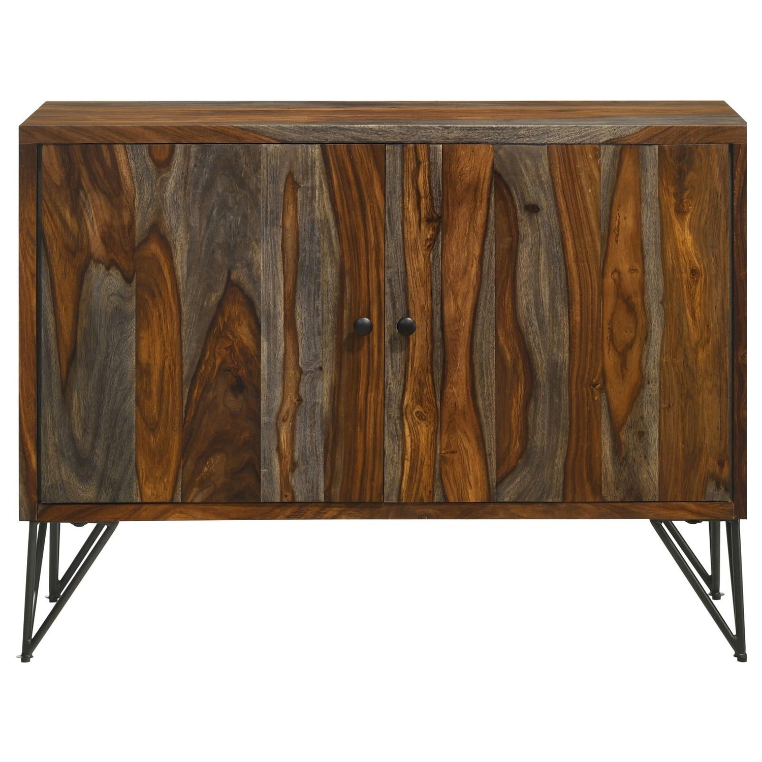 Macon Sheesham Gray 2-Door Accent Cabinet - 959615 - Bien Home Furniture & Electronics