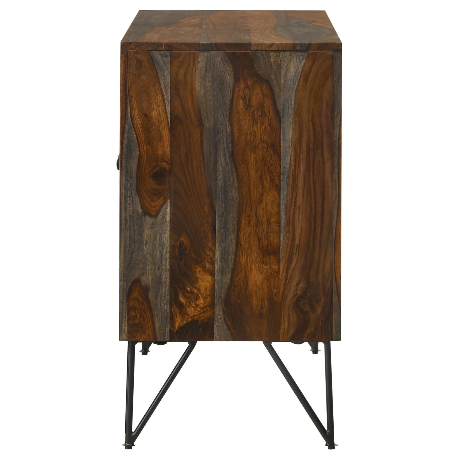 Macon Sheesham Gray 2-Door Accent Cabinet - 959615 - Bien Home Furniture & Electronics