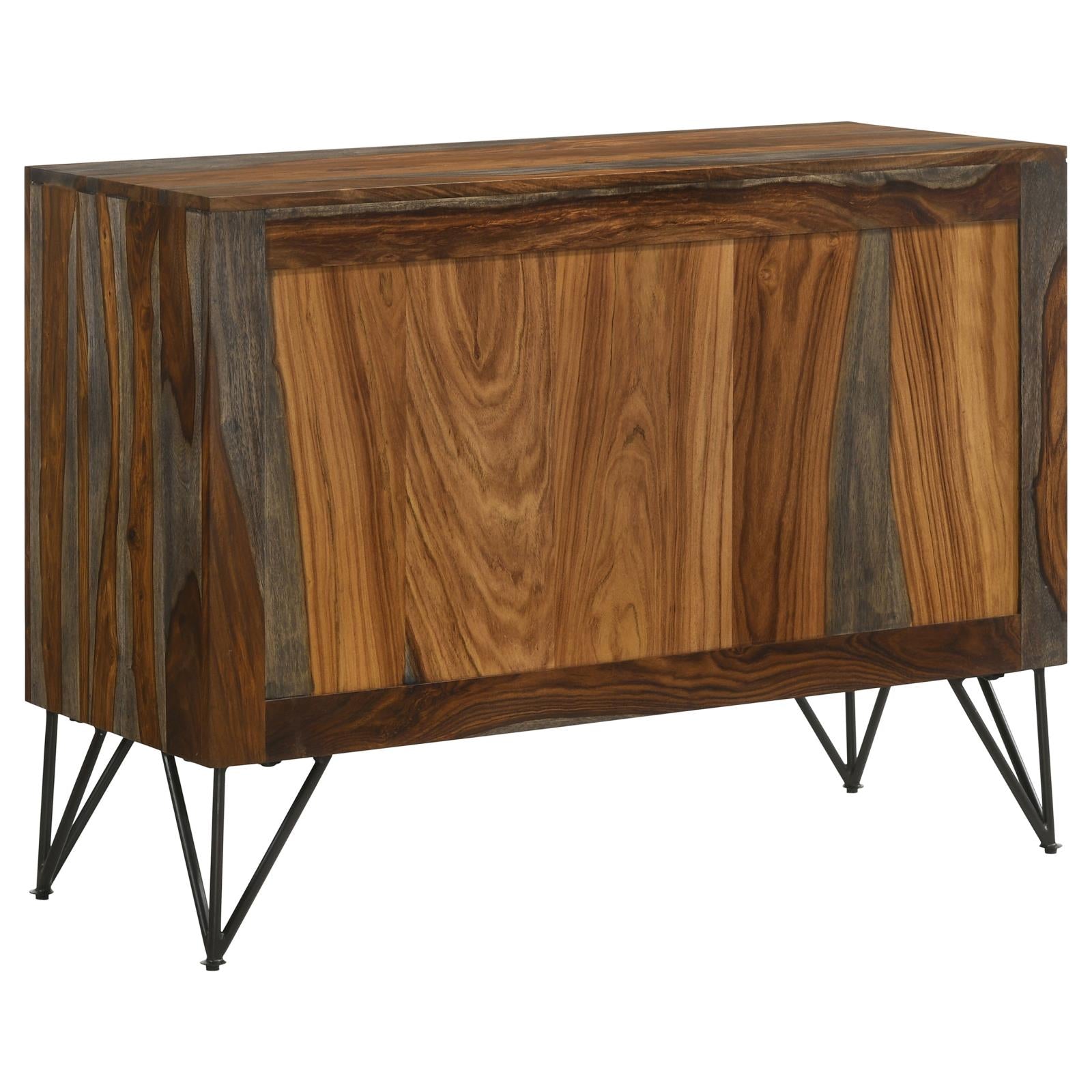Macon Sheesham Gray 2-Door Accent Cabinet - 959615 - Bien Home Furniture & Electronics