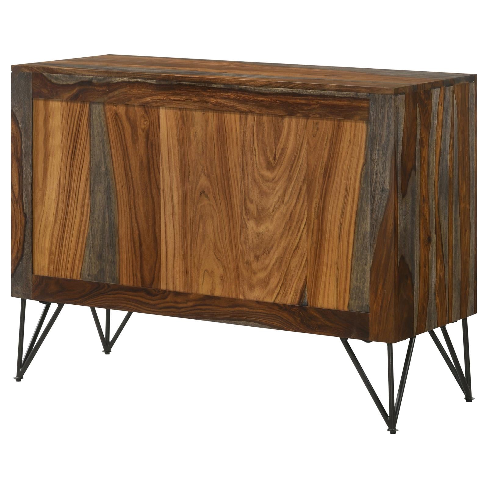 Macon Sheesham Gray 2-Door Accent Cabinet - 959615 - Bien Home Furniture & Electronics