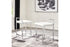 Madanere White/Chrome Counter Height Barstool, Set of 2 - D275-724 - Bien Home Furniture & Electronics
