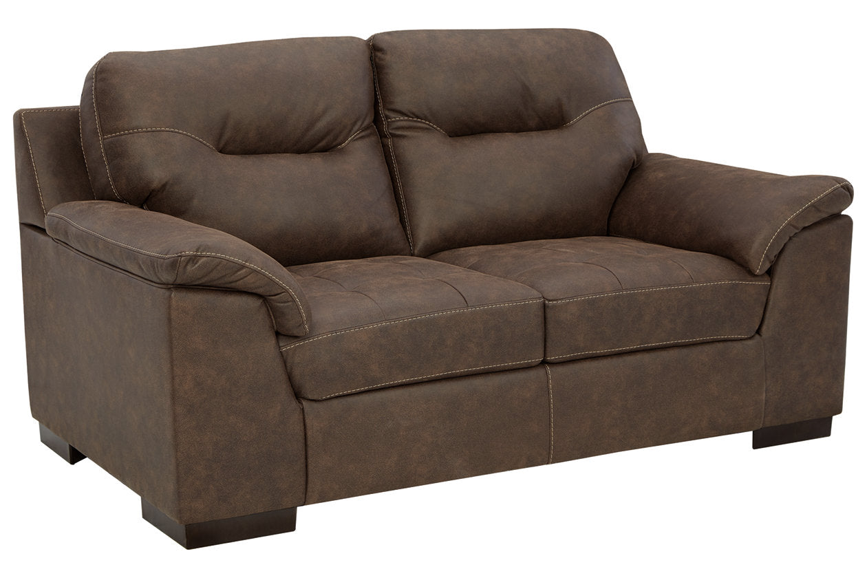 Maderla Walnut Loveseat - 6200235 - Bien Home Furniture & Electronics