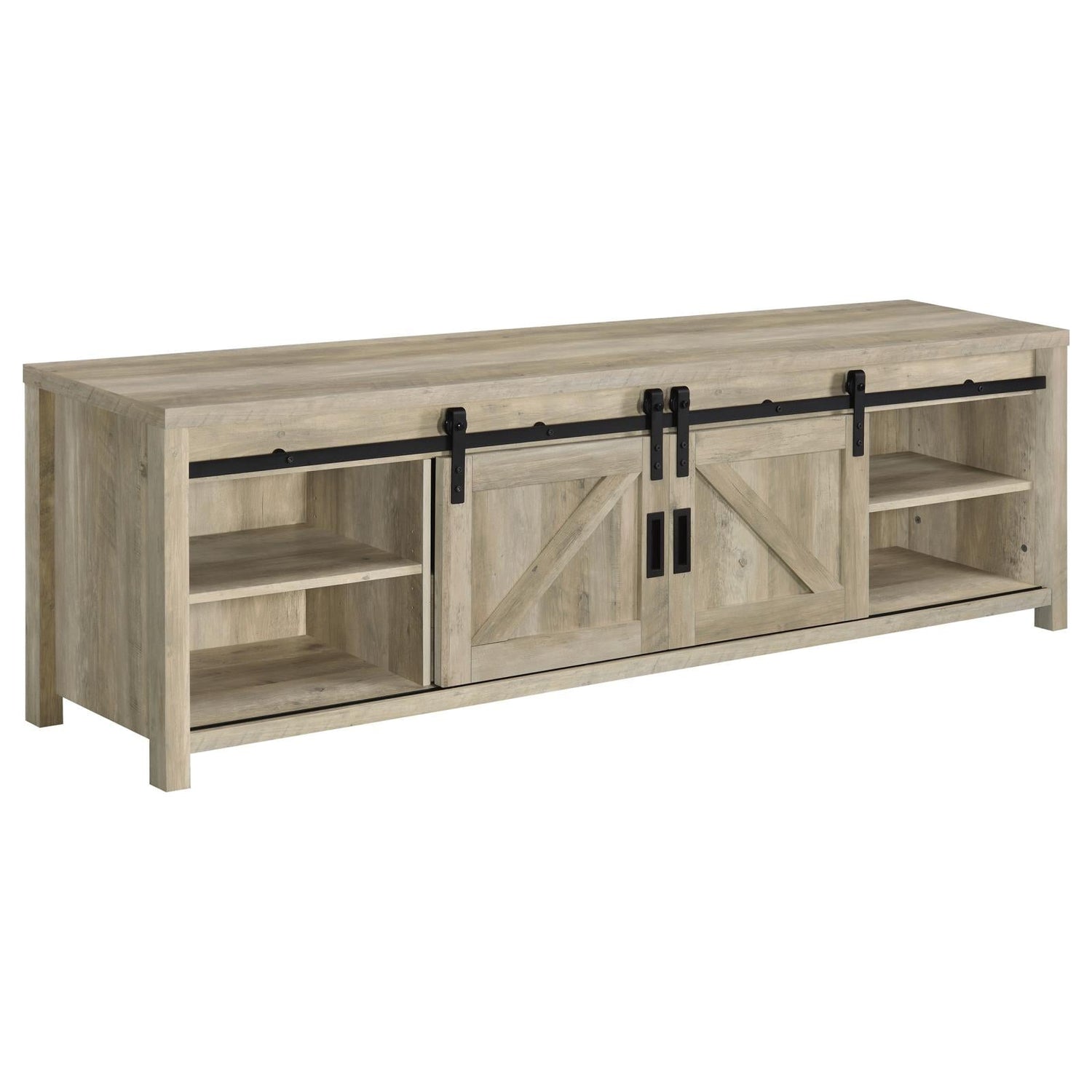Madra Rectangular TV Console with 2 Sliding Doors - 736263 - Bien Home Furniture & Electronics